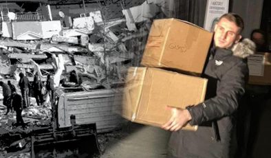 Kerem Aktürkoğlu, depremzedelere yardım için Hatay’da…